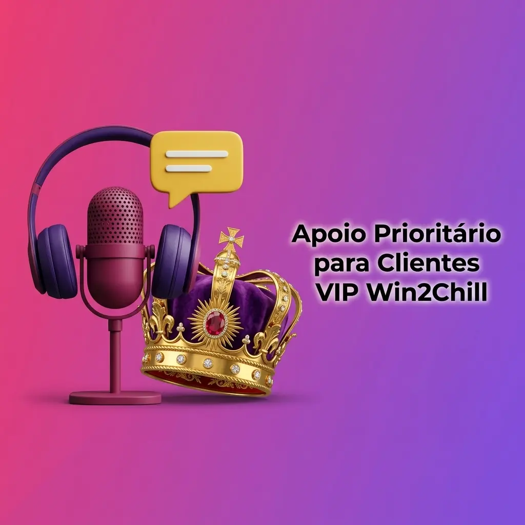 Apoio prioritário VIP Win2Chill com gestor de conta dedicado e tempos de resposta inferiores a 1 minuto