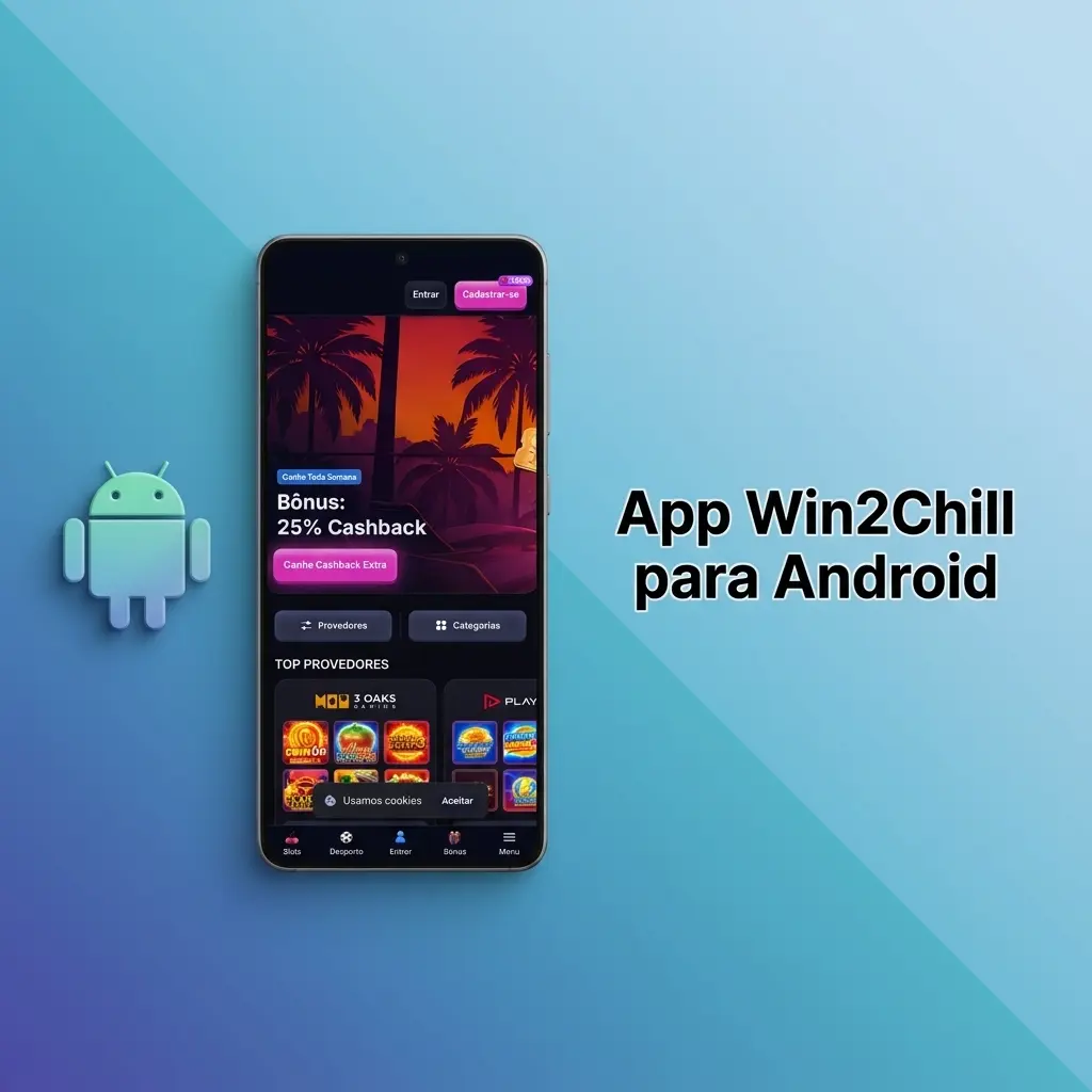 Aplicação móvel Win2Chill para Android disponível para download gratuito em Portugal
