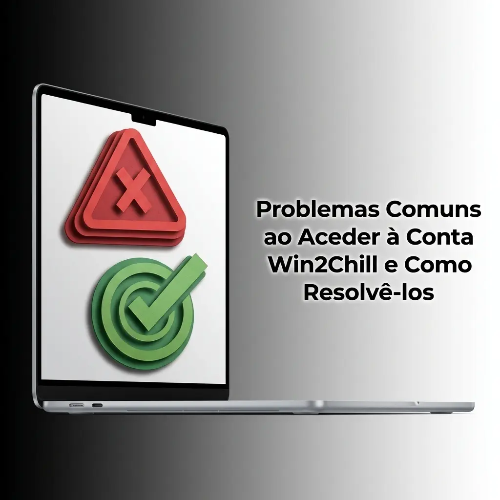 Tabela com problemas comuns de acesso à conta Win2Chill e soluções práticas para cada situação
