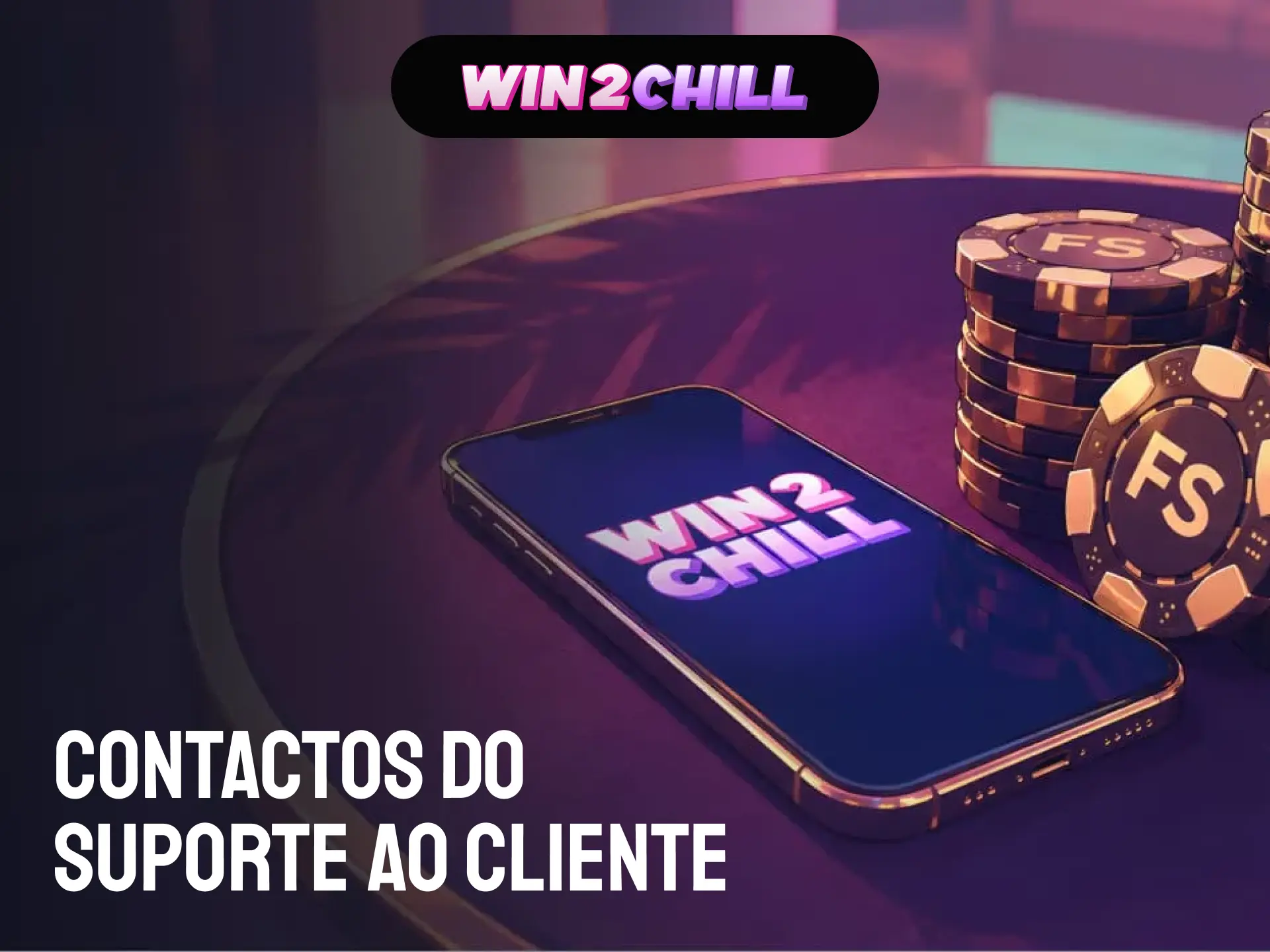 Contactos do suporte ao cliente Win2Chill por chat e email em Portugal.